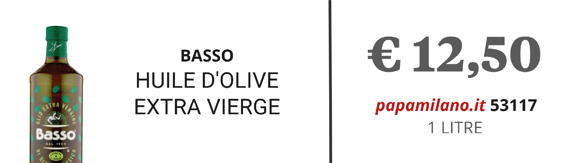 BASSO HU﻿ILE D'OLIVE EXTRA VIERGE